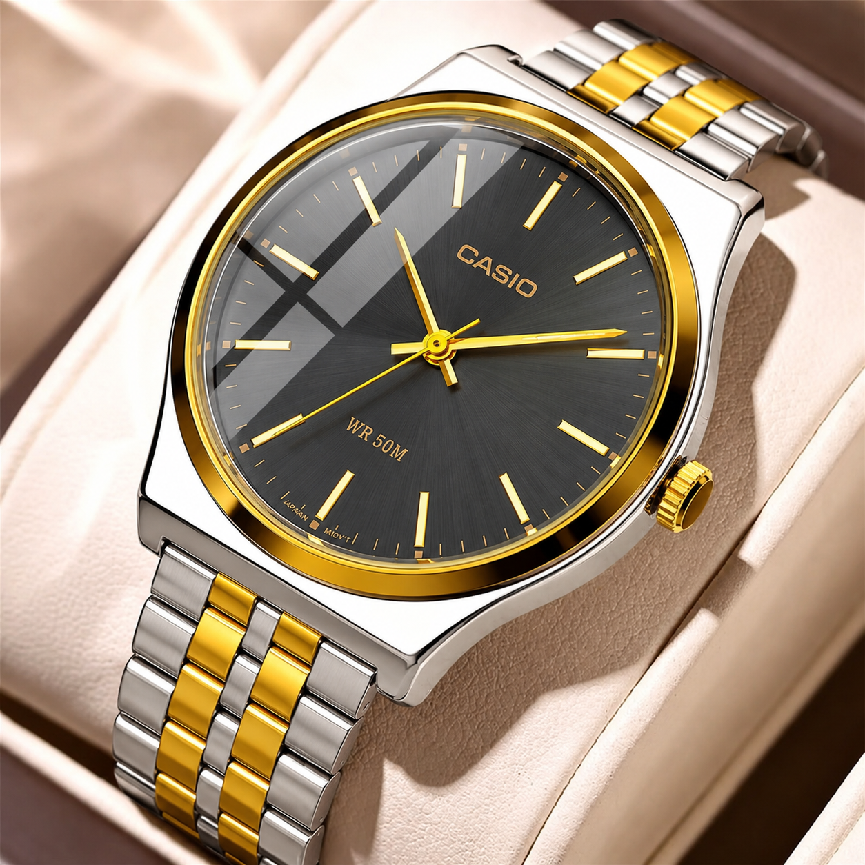 Montre Casio Prestige Bicolore — L'Élégance qui Impose le Respect