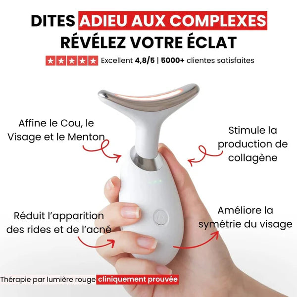 Masseur facial LED anti-âge