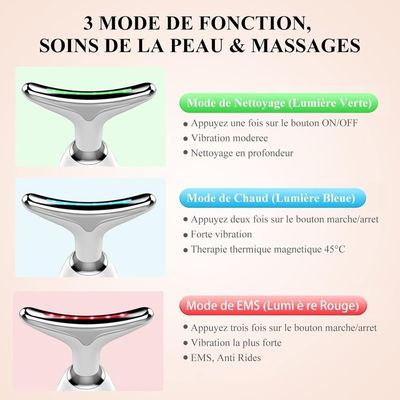 Lumi Beauty – Masseur Facial LED 7-en-1