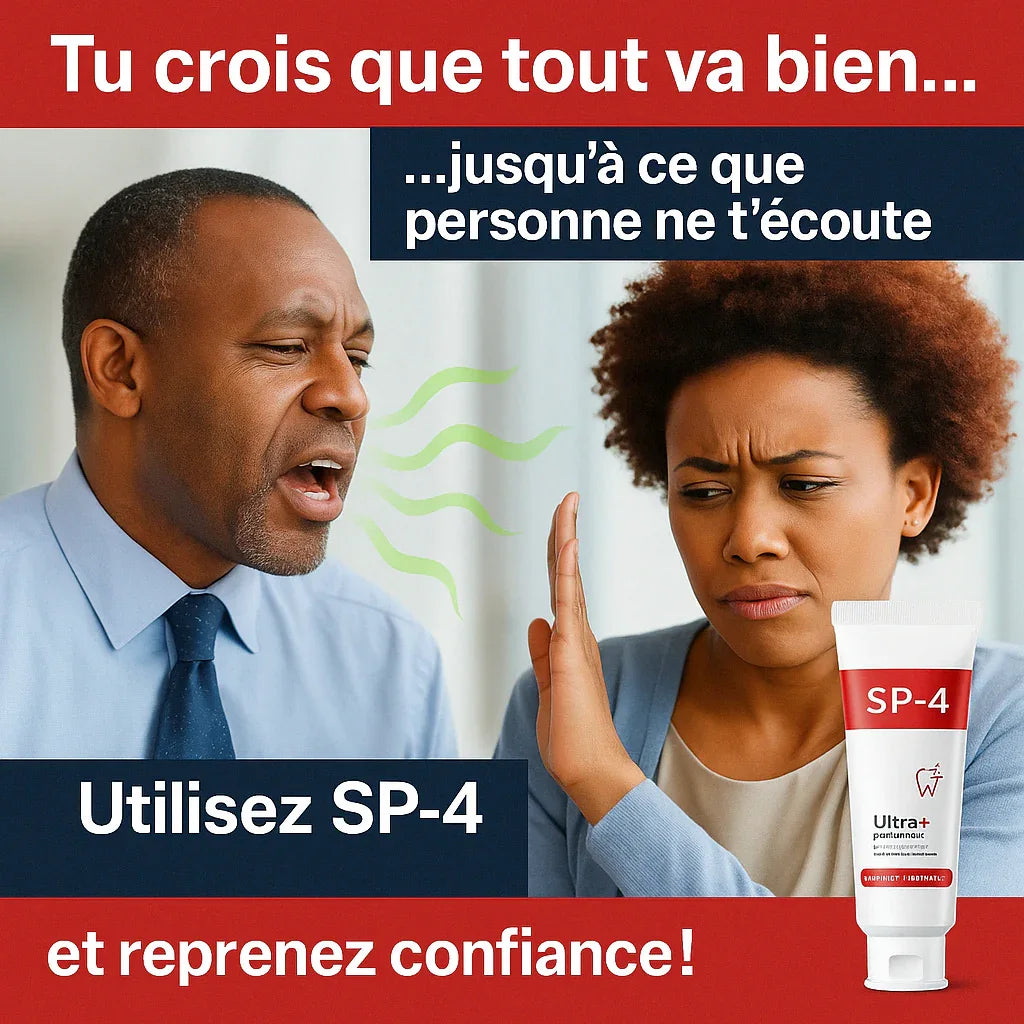 SP4 Dentifrice blanchissant probiotique Gestion de la santé bucco-dentaire(Élimine des années de taches) gab