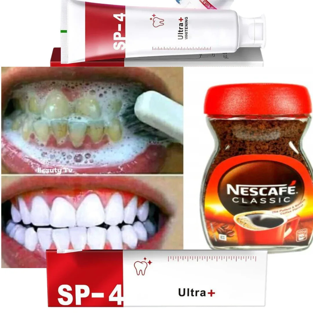 SP4 Dentifrice blanchissant probiotique Gestion de la santé bucco-dentaire(Élimine des années de taches) gab