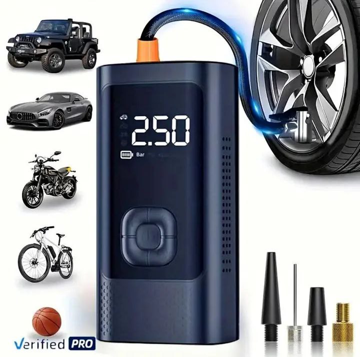 Pompe à Air Électrique Portable - Fini les Galères de Gonflage !