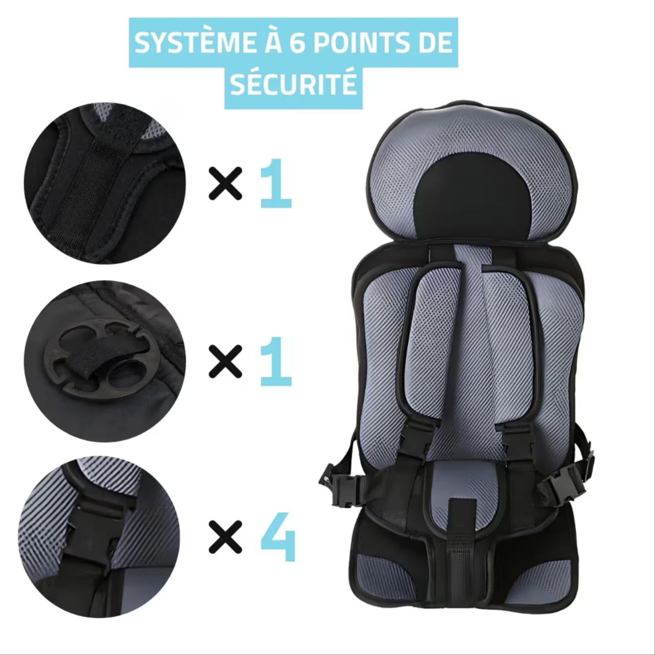 Le Siège Auto Kids 💖🚗 – La sécurité et le confort que ton enfant mérite