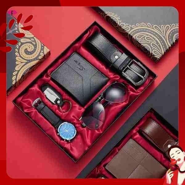 Coffret Gentleman Prestige™ – Set Élégance Homme 6-en-1 (Offre Spéciale)