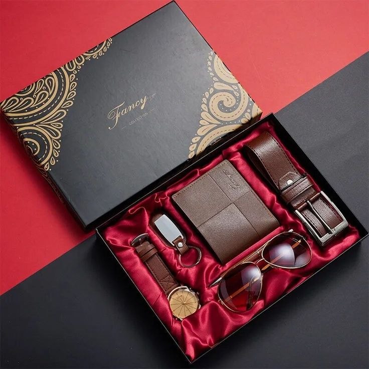 Coffret Gentleman Prestige™ – Set Élégance Homme 6-en-1 (Offre Spéciale)